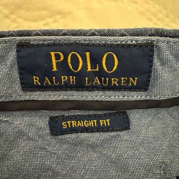 Polo Ralph Lauren Men's Size 42 Textured Blue Chino 9” Straight Fit Shorts - Picture 6 of 8